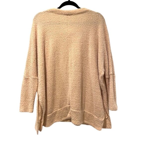 Pink Lily Pullover Scoop Neck Sweater Slouch Sleeves‎ Peach Women’s Medium - Picture 3 of 6
